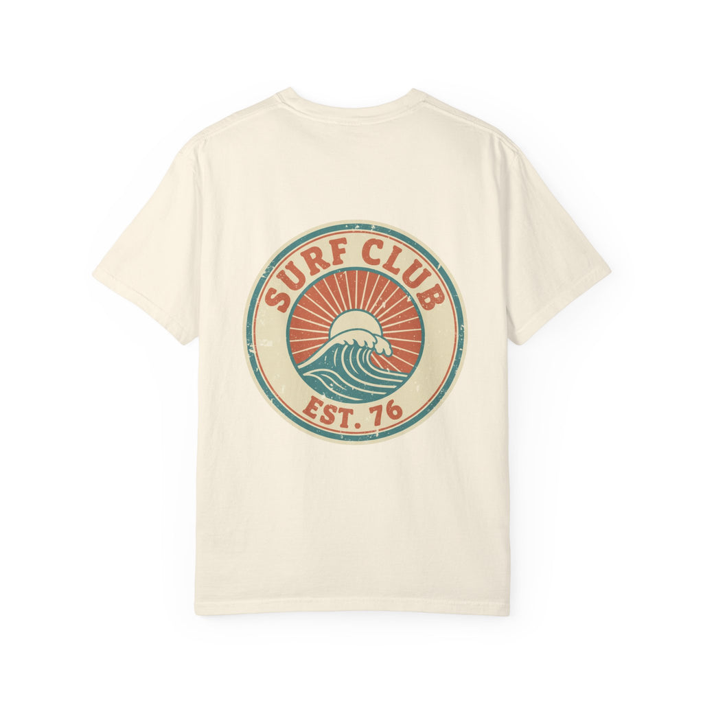 Surf Club Graphic T-Shirt — Vintage Wave Logo "Surf Club Est. '76"