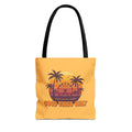 Good Vibes Only Tote Bag – Retro Sunset Palm Beach Tote