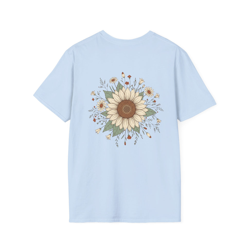 Floral Daisy Garland T-Shirt — 'bloom where you are planted'