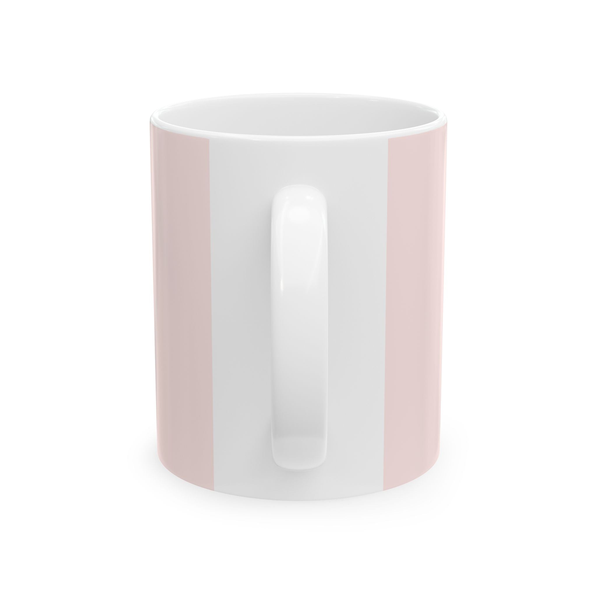 Motivational Ceramic Mug — “Hard work today means success tomorrow.” Pink Coffee Cup