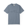 Minimal Wave Line T-Shirt — Simple Surf Graphic Tee