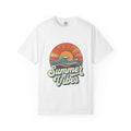 Summer Vibes T-Shirt — Retro Sunset Wave Graphic Tee