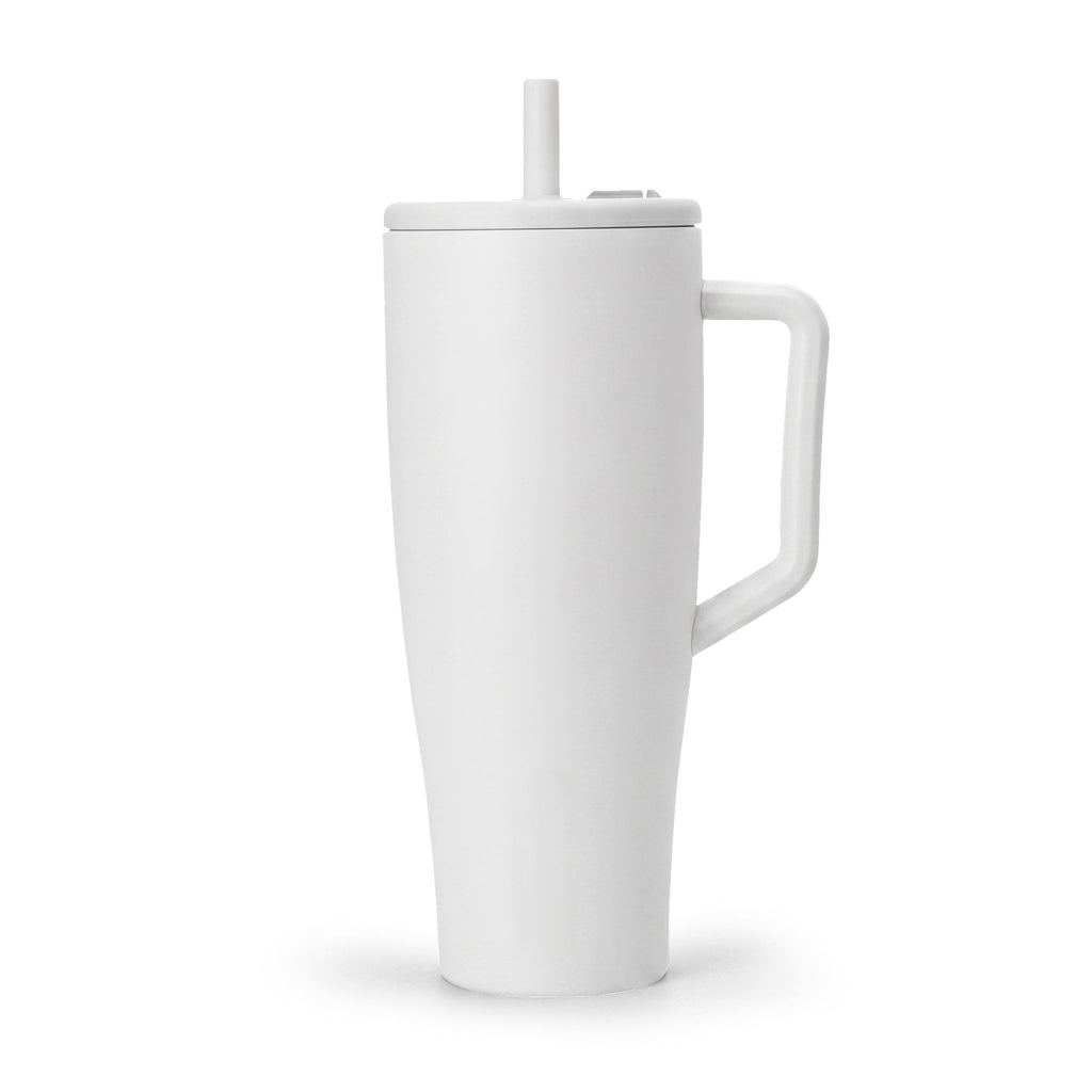 40oz Engraved Insulated Tumbler Mug — "Summer in a Cup" Travel Cup with Lid & Handle