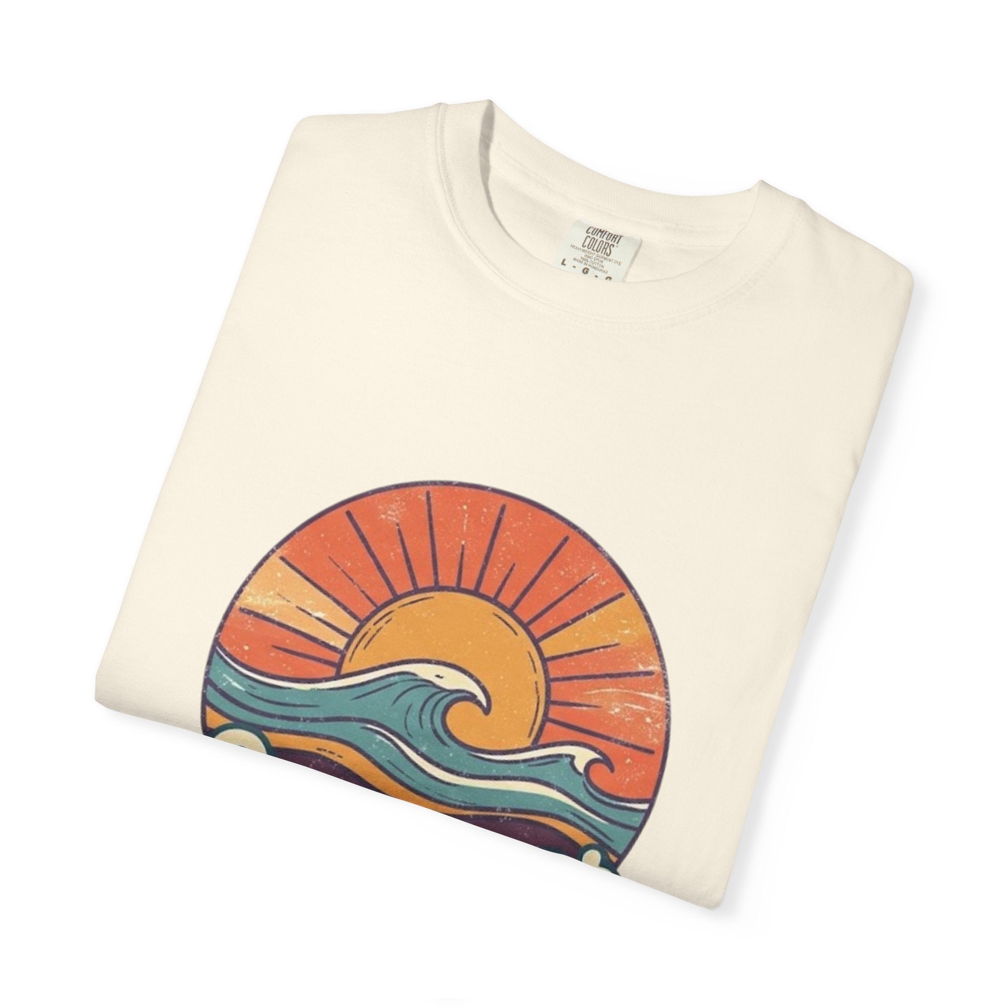 Summer Vibes T-Shirt — Retro Sunset Wave Graphic Tee
