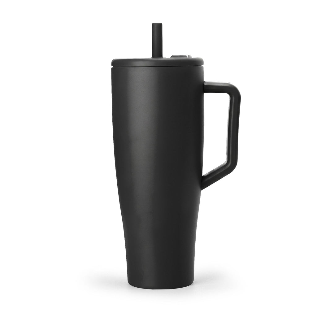 40oz Engraved Insulated Tumbler Mug — "Summer in a Cup" Travel Cup with Lid & Handle