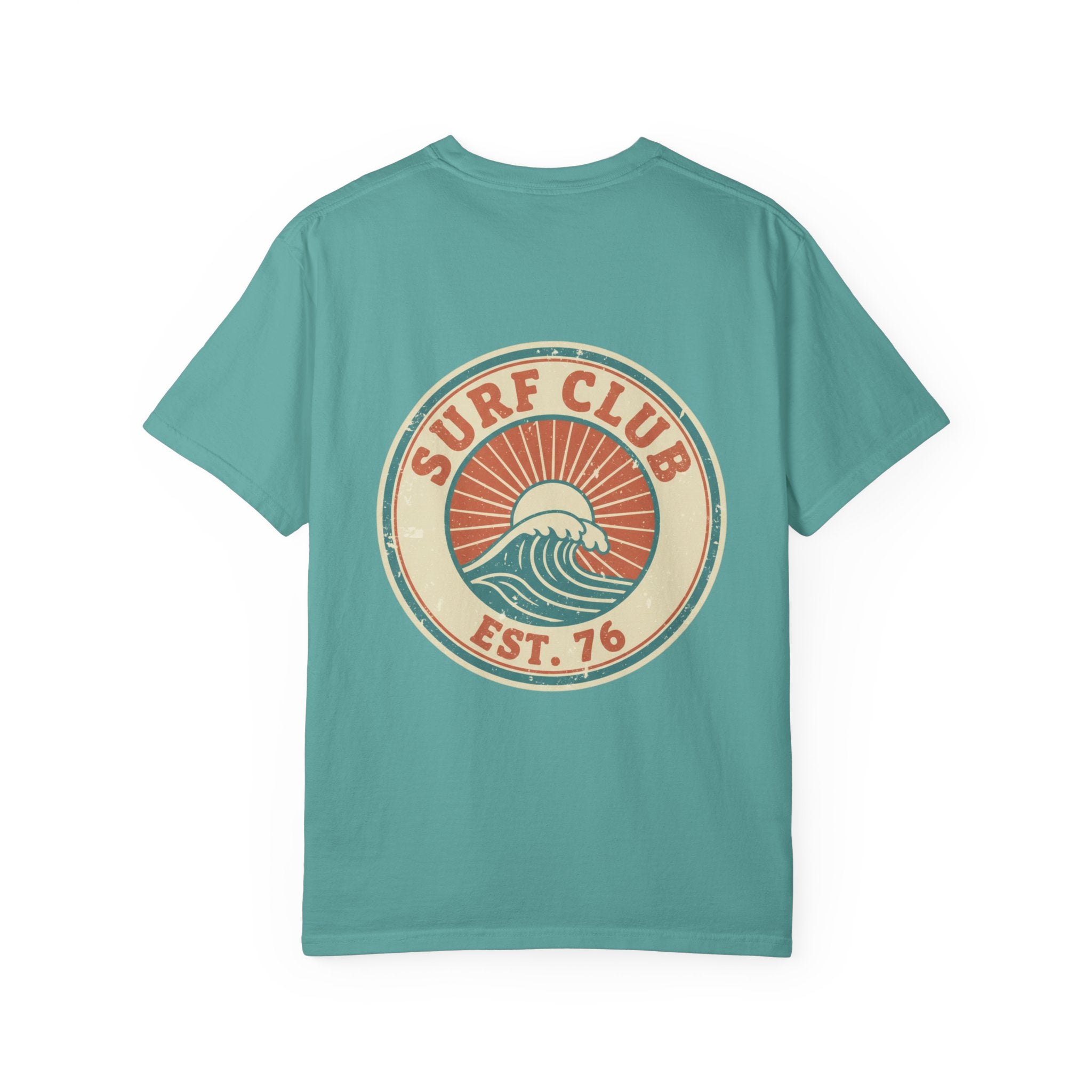 Surf Club Graphic T-Shirt — Vintage Wave Logo "Surf Club Est. '76"
