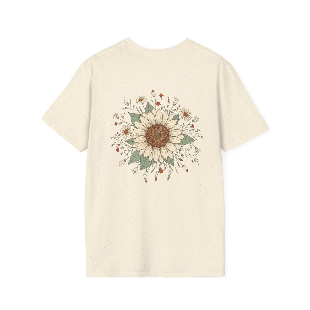 Floral Daisy Garland T-Shirt — 'bloom where you are planted'
